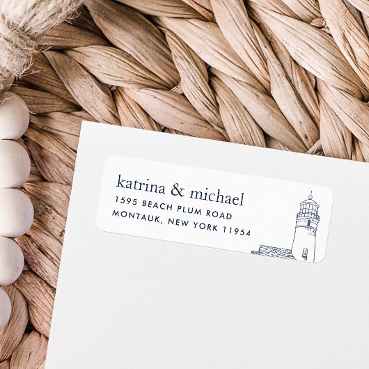 Étiquette Balise | Adresse de retour du phare nautique