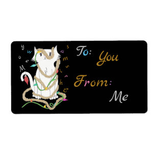 Étiquette Balise cadeau Chrismas Mess