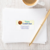 Étiquette Balise cadeau Joyeux de Challah-days (En situation)