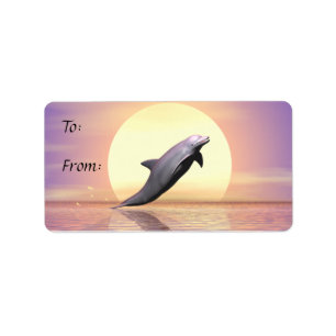 Étiquette Balise cadeau Sun Dolphin