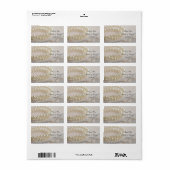 Étiquette Balise de Merci Mariage en dentelle bleu perles bl (Feuille entière)