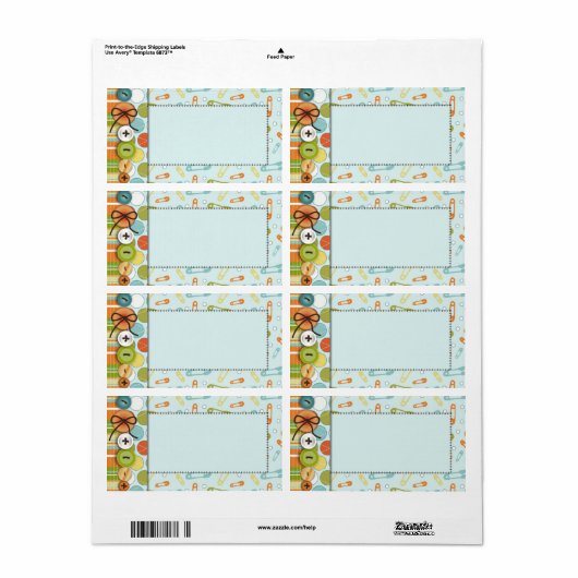 Étiquette Balise de nom de bouton (Feuille entière)