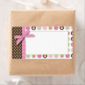 Étiquette Balise de nom de fille de l'ours de bienvenue (En situation)