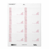 Étiquette Balise de nom de fille Sweet One (Feuille entière)