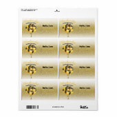 Étiquette Balise de nom personnalisé de la Parties scintilla (Feuille entière)