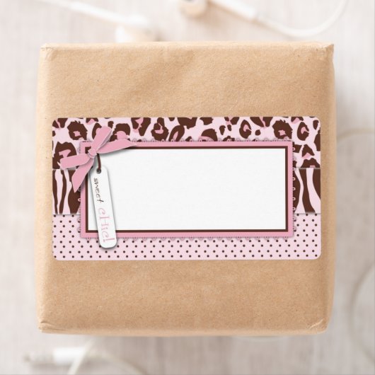 Étiquette Balise Nom de la fille Cheetah (En situation)