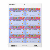 Étiquette Balise Nom des courtepointes de courtepointe Laven (Feuille entière)