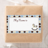 Étiquette Balise Nom du garçon du cheval à rochers (En situation)