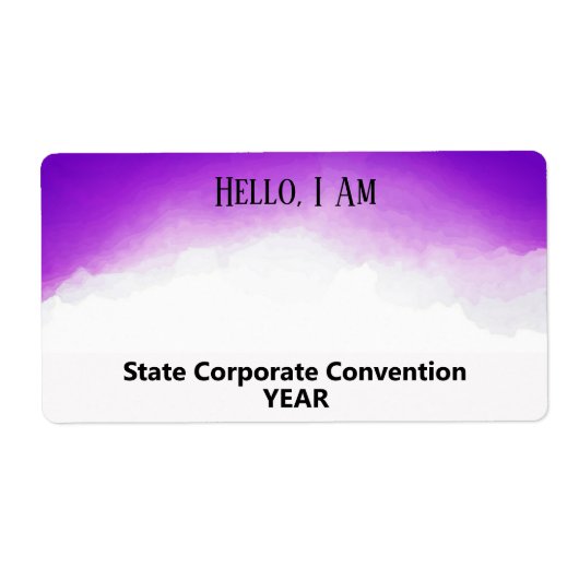 Étiquette Balise Nom du papier de groupe personnalisé couleu (Devant)