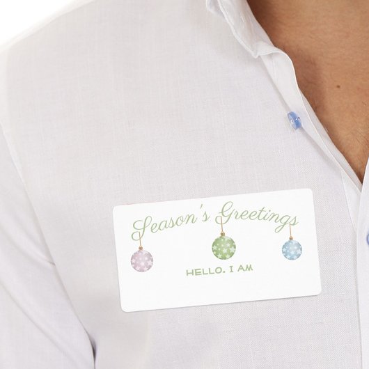 Étiquette Balise Nom du papier des ornements de Bonnes Fêtes