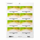 Étiquette Balise Nom du papier d'événement personnalisé de l (Feuille entière)