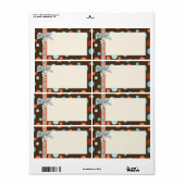 Étiquette Balise OBB du nom du garçon (Feuille entière)