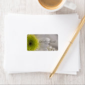 Étiquette Balise White Daisy and Pearls Wedding Favor (En situation)