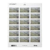 Étiquette Balises du Merci de perles Mariages blancs Favoris (Feuille entière)