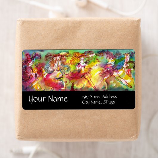 Étiquette BALLET CARNAVAL / Mascarade vénitienne, Danse, Mus (En situation)