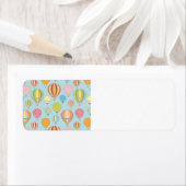 Étiquette Ballon à air chaud (En situation)