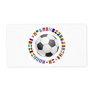 ÉTIQUETTE BALLON DE FOOT AMÉRICAIN
