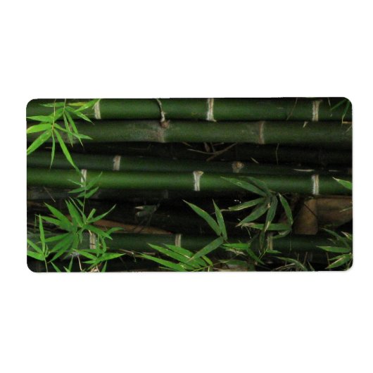 Étiquette Bambou... Fao Rai, Nong Khai, Isaan, Thaïlande (Devant)