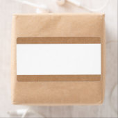 Étiquette Bande centrale - Carton (En situation)