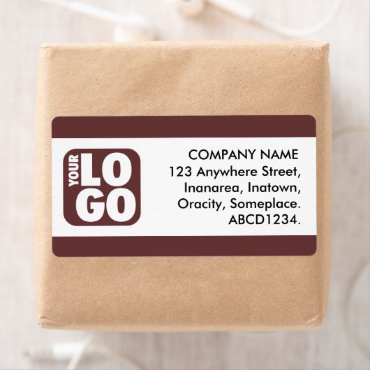 Étiquette Bande centrale - Chocolat (En situation)