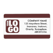 Étiquette Bande centrale - Chocolat (Devant)