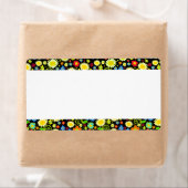 Étiquette Bande centrale - Fleurs de ressort (En situation)