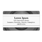 Étiquette Bande centrale II - Roue (Devant)