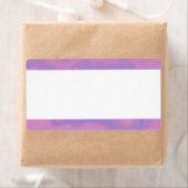 Étiquette Bande centrale - Marbre Lilac (En situation)