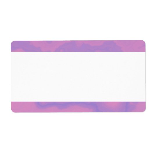 Étiquette Bande centrale - Marbre Lilac (Devant)