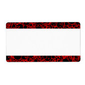 Étiquette Bande centrale - Motif bulle (Devant)