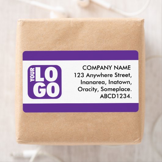 Étiquette Bande centrale - Raisin (En situation)