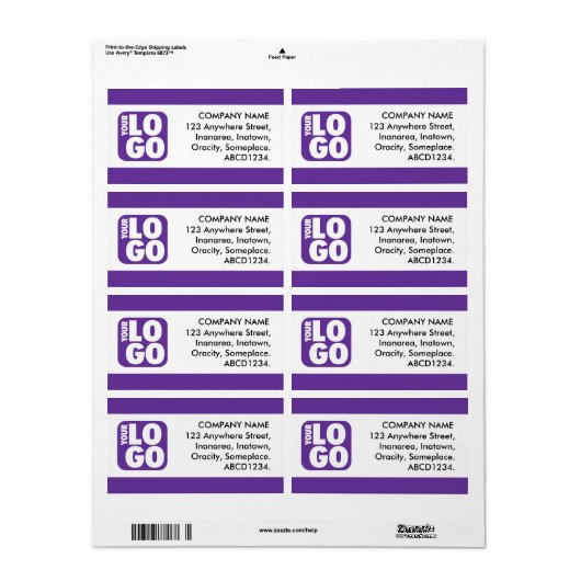 Étiquette Bande centrale - Raisin (Feuille entière)