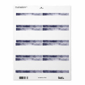 Étiquette Bande centrale - Smokey (Feuille entière)