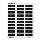 Étiquette Bande de broches (Feuille entière)