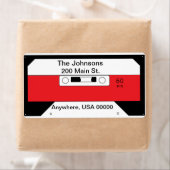 étiquette "Bande de cassette" (En situation)