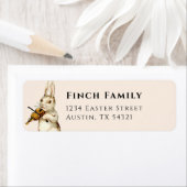 Étiquette Bande de Marching Joyeux Pâques (En situation)