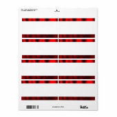 Étiquette Bande du Centre - Hall de la flamme II (Feuille entière)