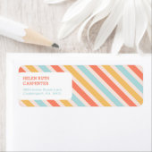 Étiquette Bandes colorées (En situation)