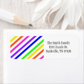 Étiquette Bandes colorées (En situation)