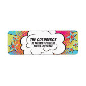 Étiquette Bandes dessinées Discours de bar ou bat mitzvah de (Devant)