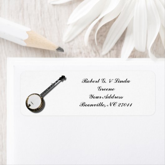 ÉTIQUETTE BANJO (En situation)