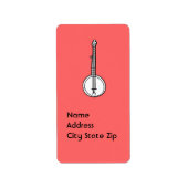 Étiquette Banjo Gnawa (Devant)