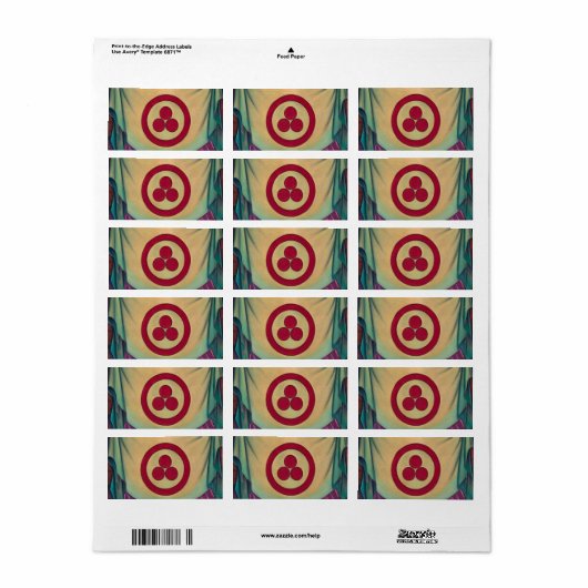 Étiquette Bannière de la paix par Nicholas Roerich (Feuille entière)