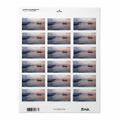 Étiquette Bar Harbor Ships au lever du soleil I (Feuille entière)