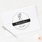 Étiquette barbecue maison Sauce barbecue (Enveloppe)