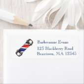 Étiquette Barberpole 2 (En situation)