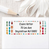 Étiquette Barbes décoratives (En situation)