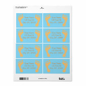 Étiquette Barefoot Beach Bum Thunder_Cove (Feuille entière)