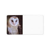 Étiquette barn owl (Devant)