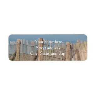 Étiquette Barrière patinée de plage